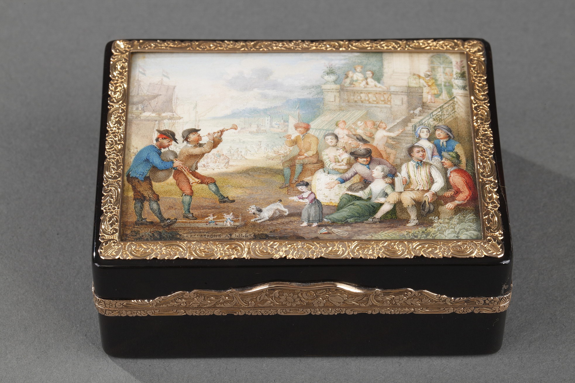 18th century snuff box signed VAN BLARENBERGHE